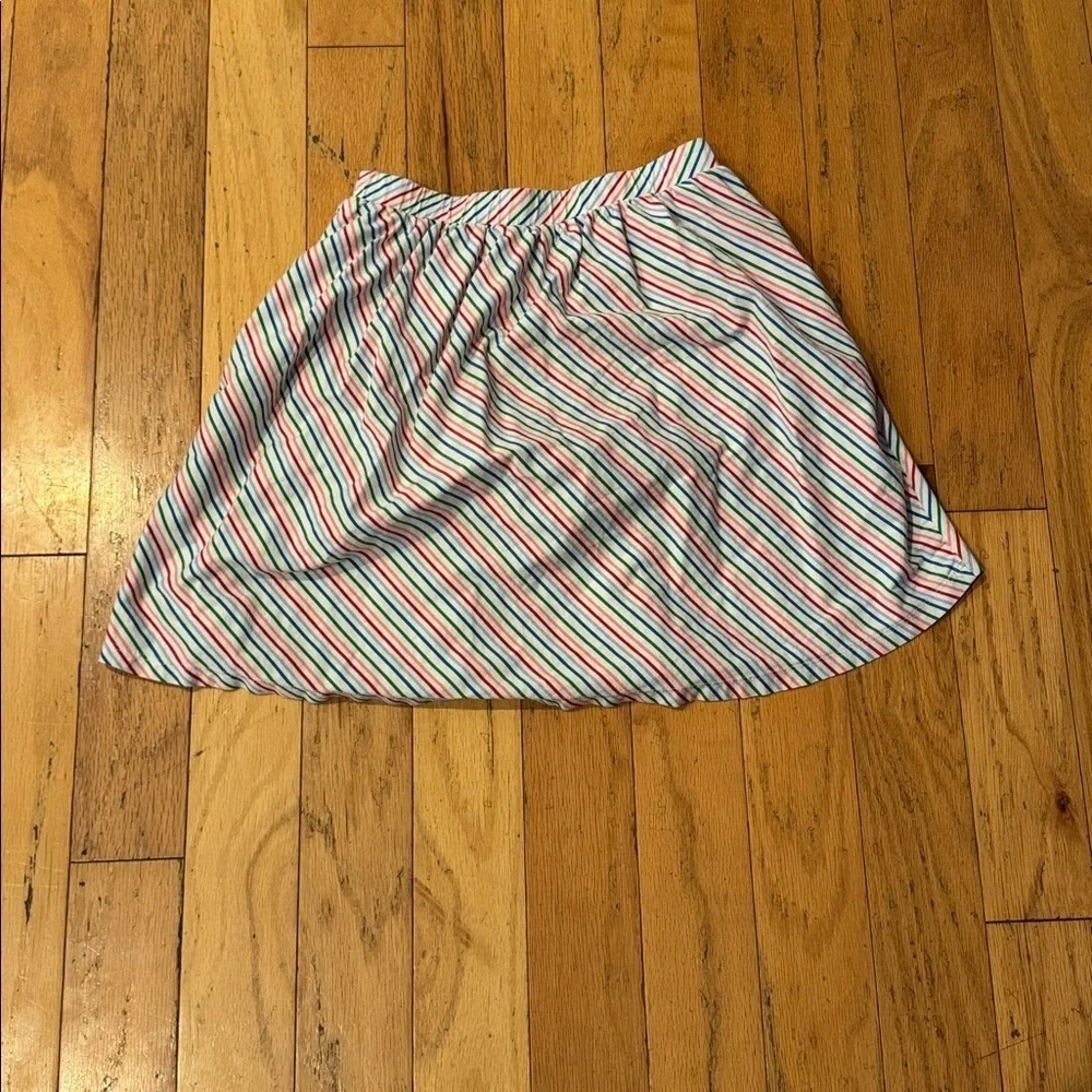 Lands End | Multi-Colored Diagonal Skort | 💯 Cotton | Girls size M